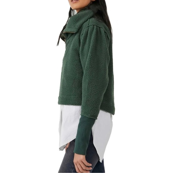 Free People Poppy Sweatshirt Cropped Small NWT - Picture 2 of 11